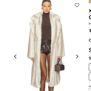 Emma Leger x Revolve Carrie faux fur coat more to come Small